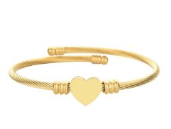 Gold Love heart bracelet