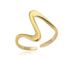 Wave Gold ring
South Korean Style
