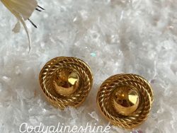 Gold  bondes Earrings