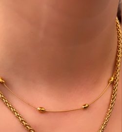 Gold Lindos necklace