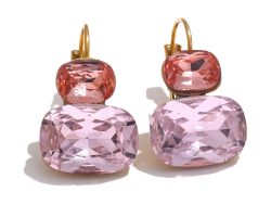 Cut Crystal Earrings